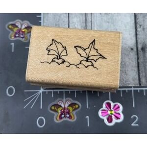 Dots Growing Veggies D130 Carrots Garden Rubber Stamp #R41